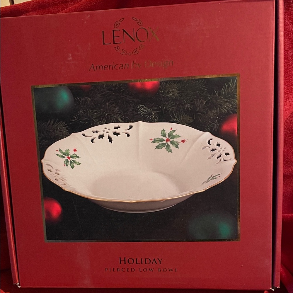 Lenox Holiday Pierced Low Bowl